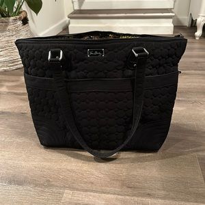 Black Vera Bradley Overnight Bag